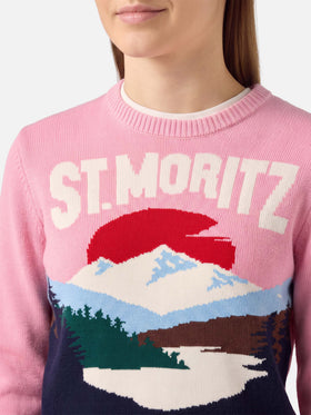 St. Moritz print New Queen sweater