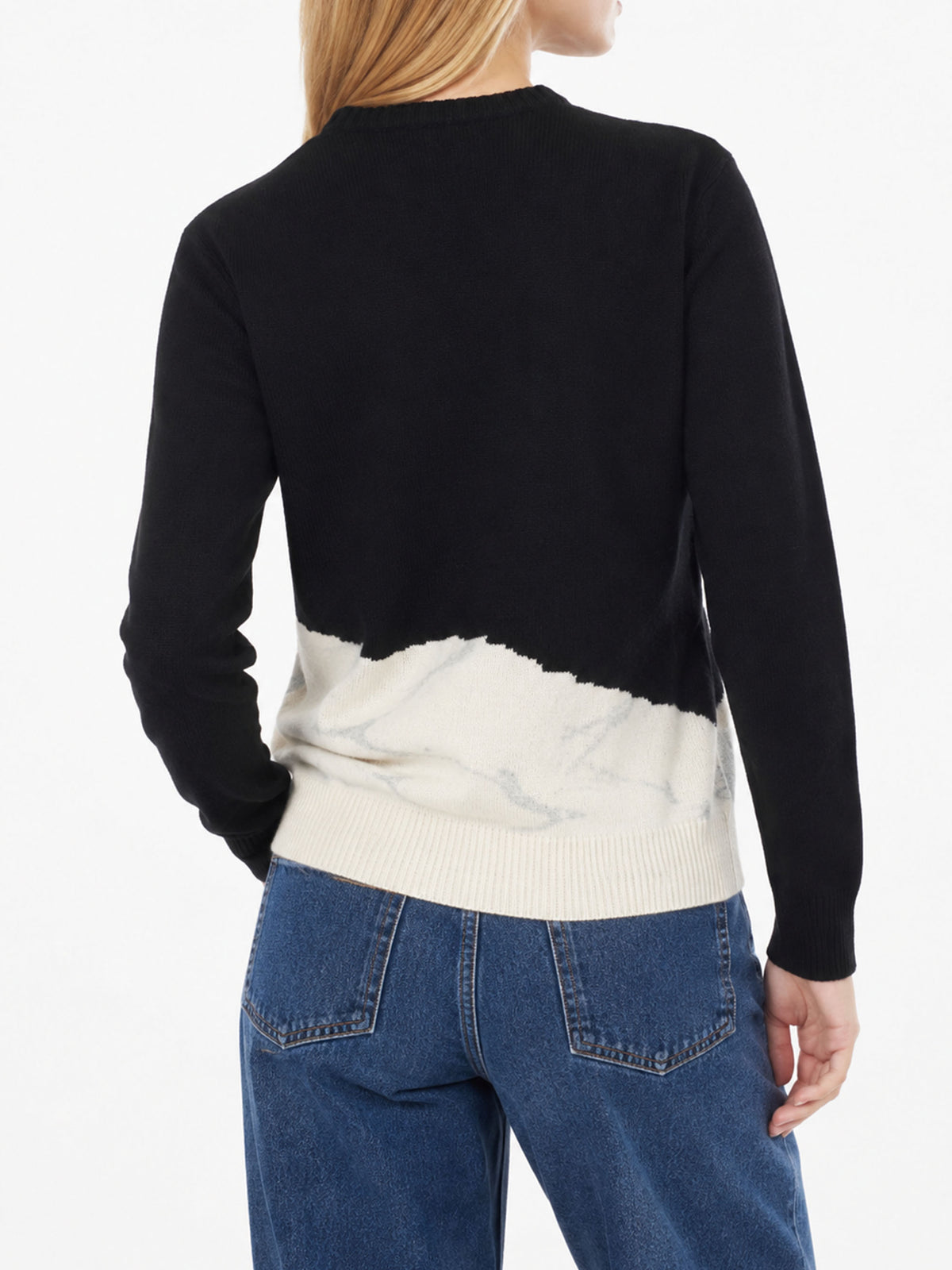 Pull noir New Queen avec broderie Lovovia 