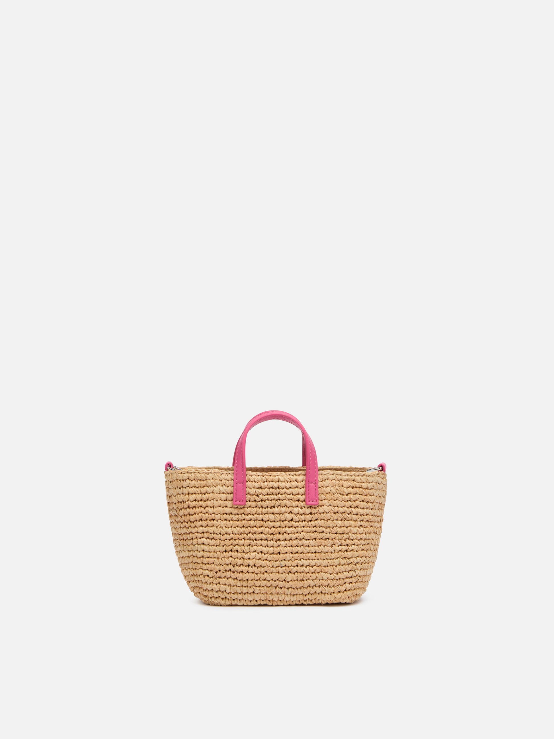 Beige Raffia City Micro bag with Saint Barth embroidery - MC2 Saint Barth