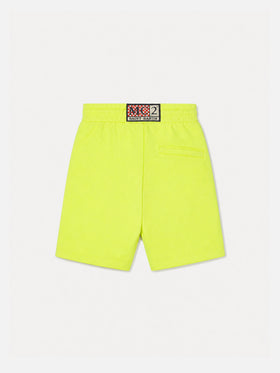 Bermudas de algodón amarillo flúor Randle Jr 
