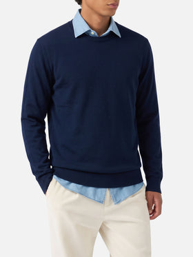 Suéter de cuello redondo Regent en 100% MERINO WOOL 