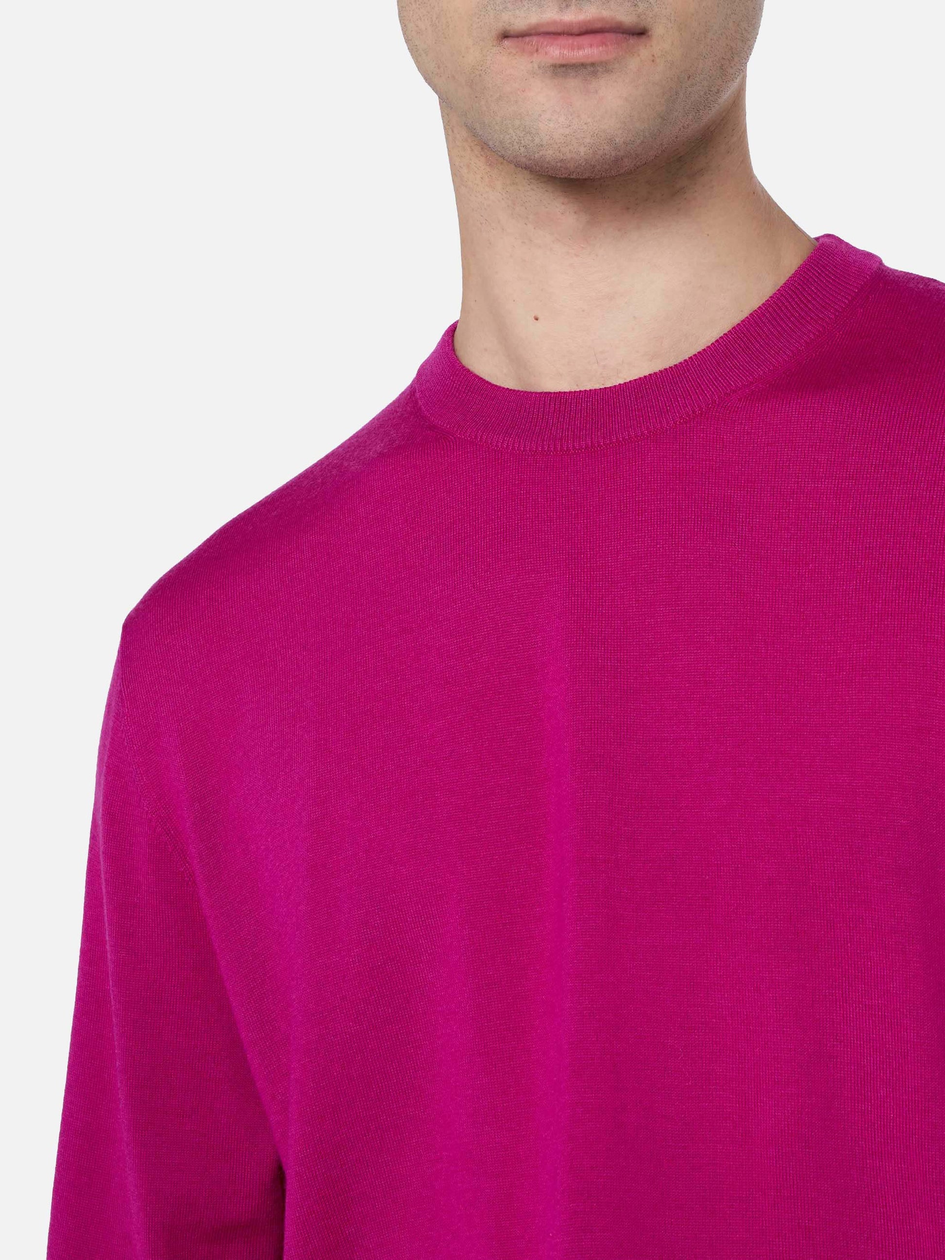 Man Regent peony merino wool sweater - MC2 Saint Barth
