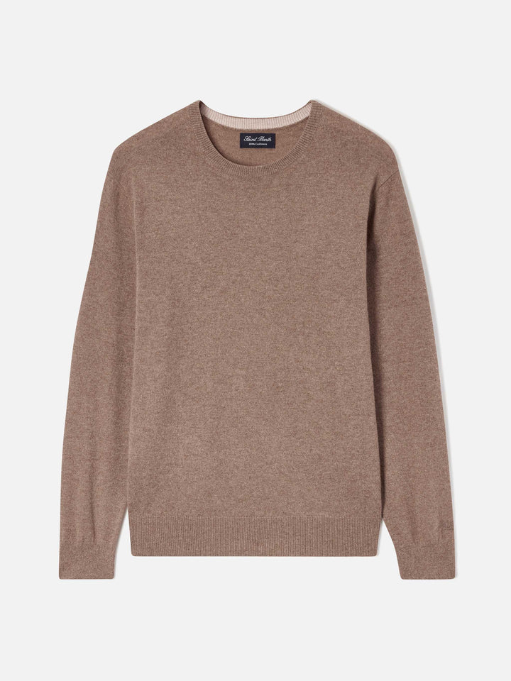 Maglia girocollo Regent beige in cashmere