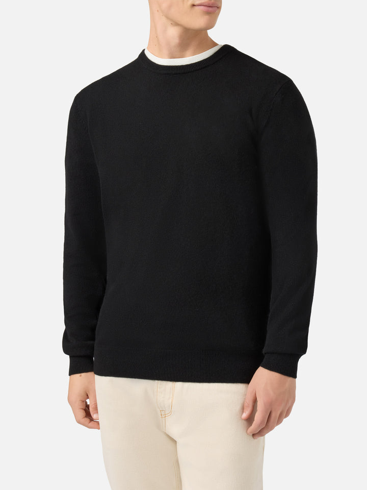 Maglione Regent in 100% CASHMERE nero