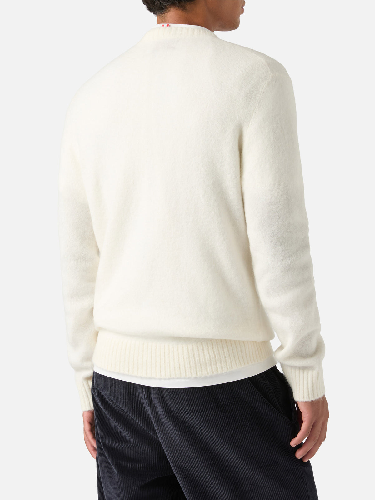 Off white Regent alpaca blend crewneck