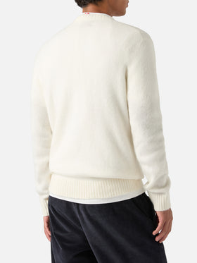 Off white Regent alpaca blend crewneck