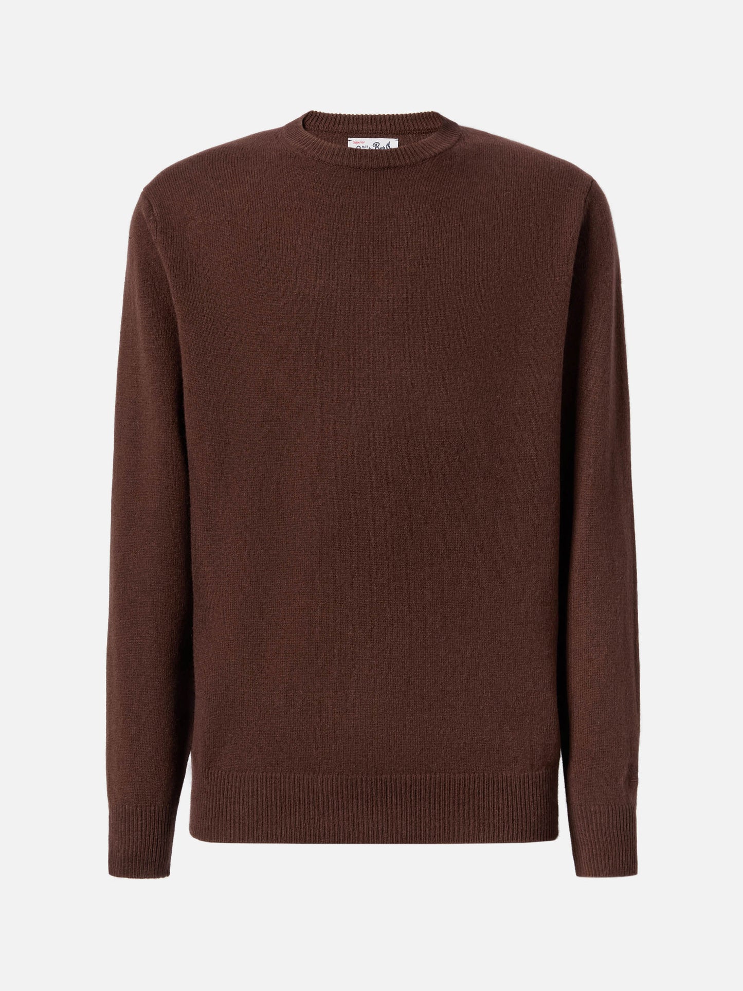 Maglione Regent in lambswool marrone