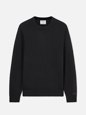 Pull col rond Black Regent en laine d'agneau 