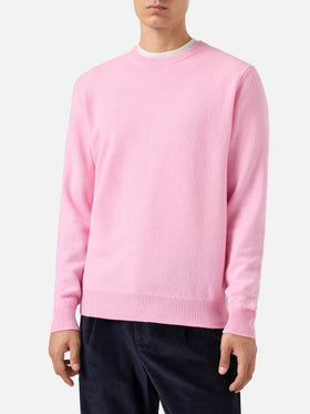Maglione Regent in lambswool rosa