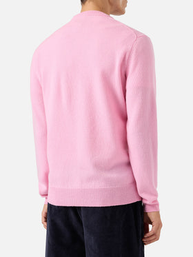 Maglione Regent in lambswool rosa