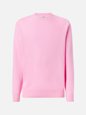 Maglione Regent in lambswool rosa