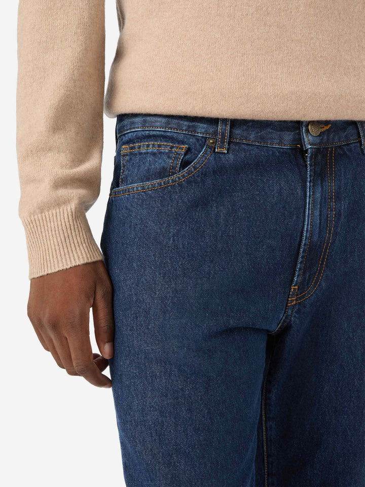 Leichte blue Riverdale Denim-Jeans mit Stone-Wash-Finish 