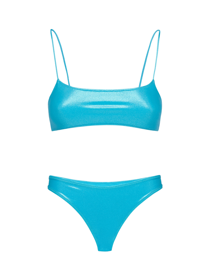 Lamina turquoise bralette bikini Sadie Lido - MC2 Saint Barth