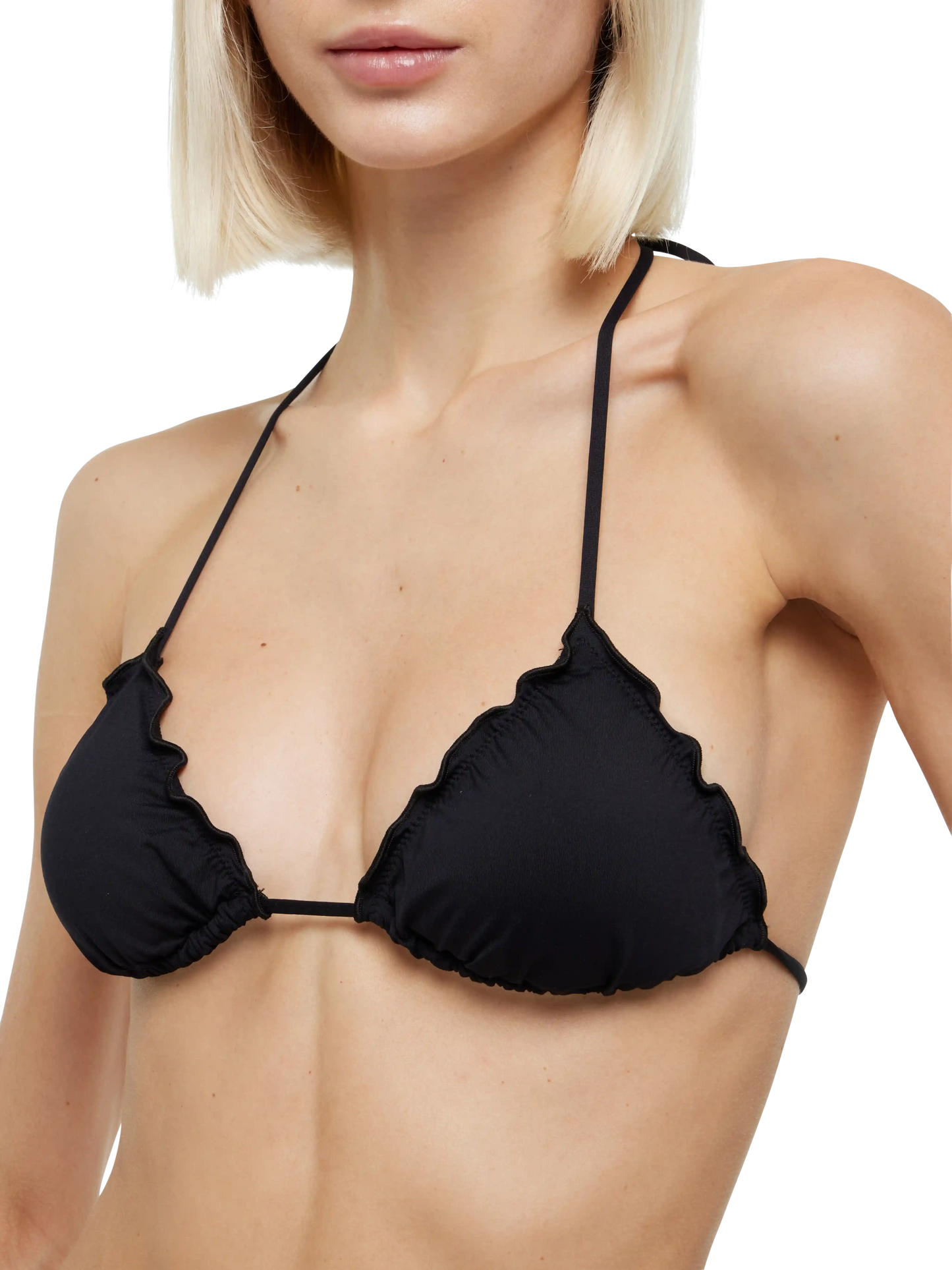 White black classic triangle bikini Sagittarius Moon - MC2 Saint Barth