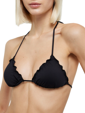 White black classic triangle bikini Sagittarius Moon - MC2 Saint Barth