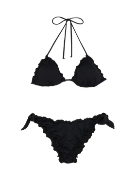 White black classic triangle bikini Sagittarius Moon - MC2 Saint Barth