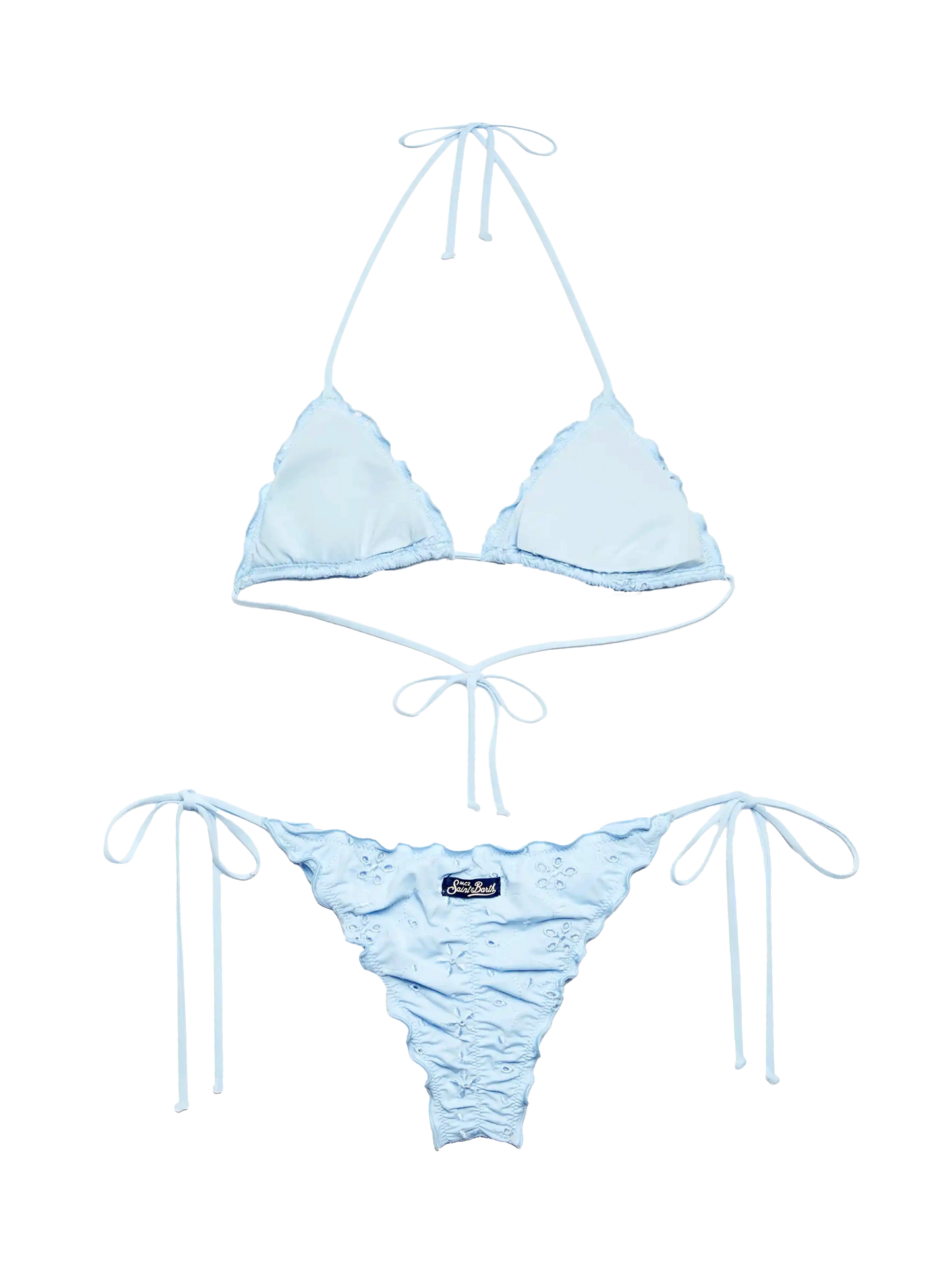 Sangallo light blue classic triangle bikini Sagittarius Miami - MC2 Saint Barth