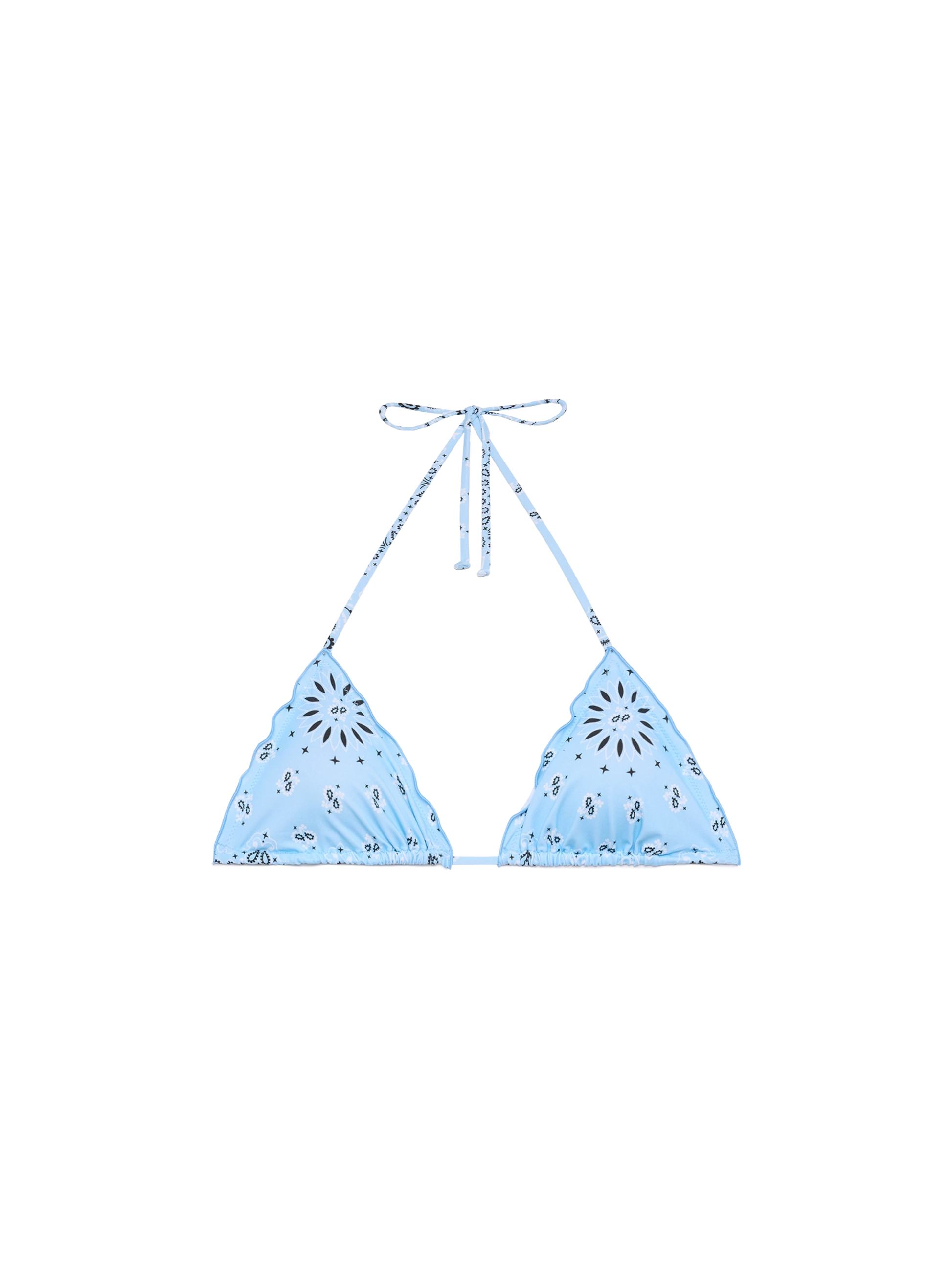 Sagittarius classic triangle top with bandanna print - MC2 Saint Barth