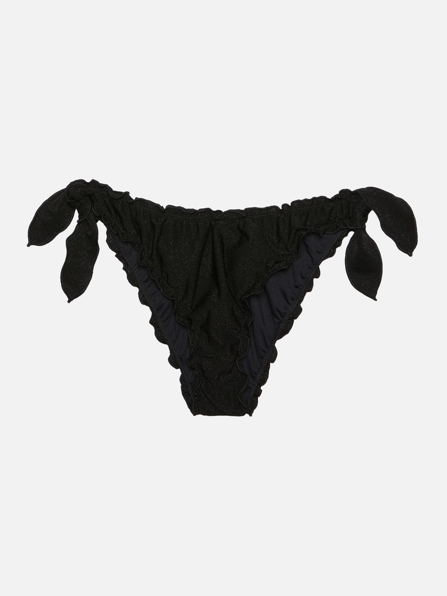 Klassische Badehose aus schwarzem Lurex von Moon
