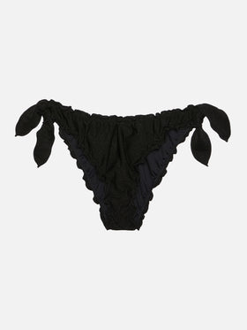Klassische Badehose aus schwarzem Lurex von Moon