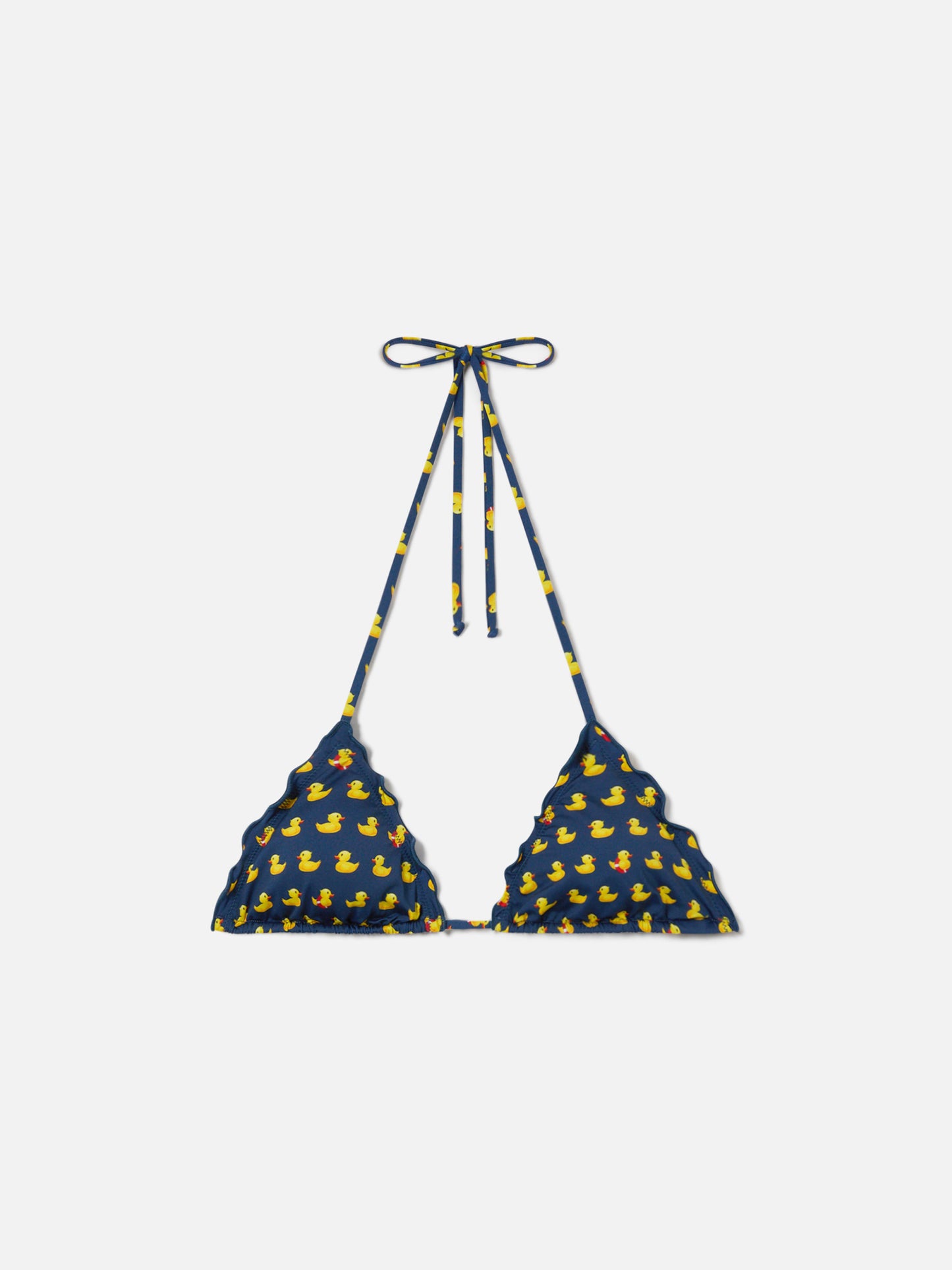 Haut de bikini triangle Sagittarius à imprimé canards 