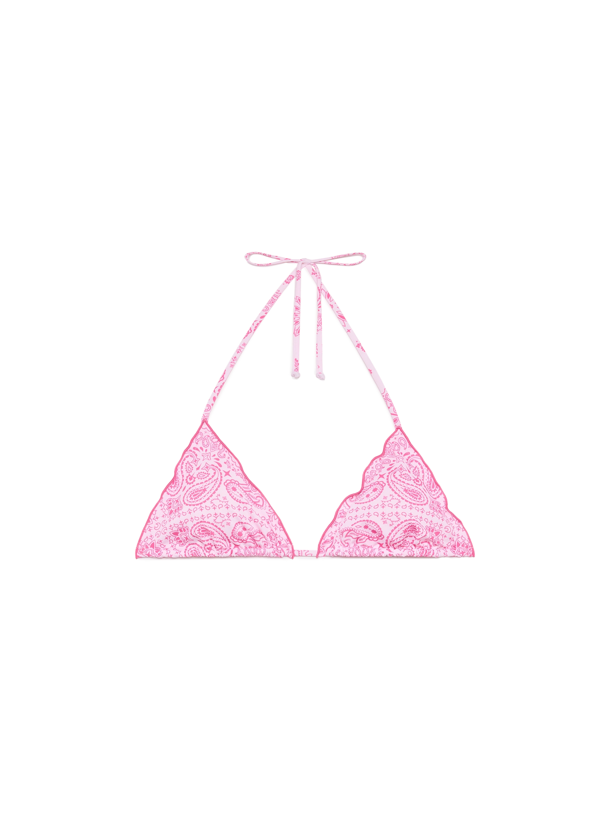 Sagittarius classic triangle top with bandanna print - MC2 Saint Barth