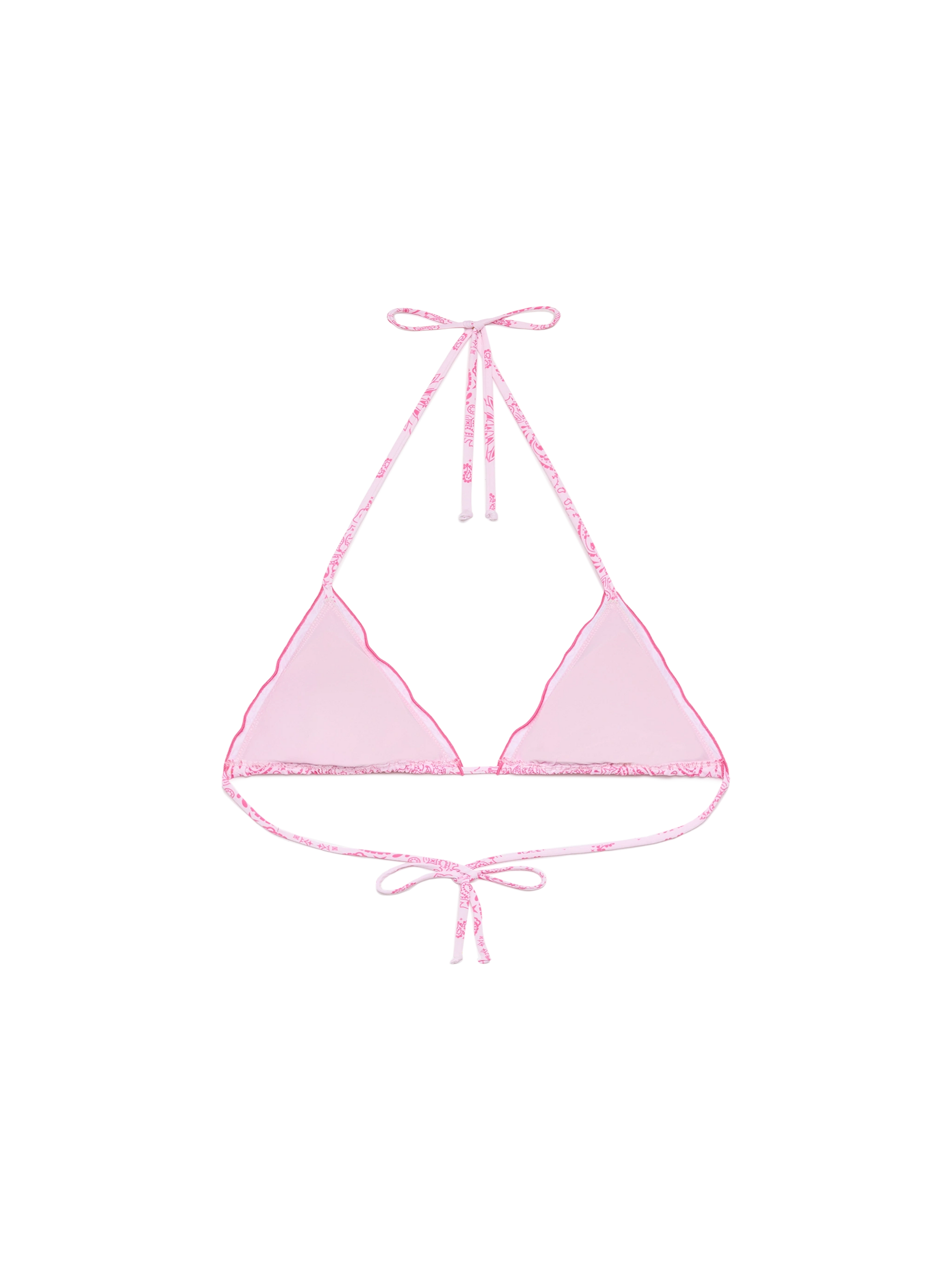 Sagittarius classic triangle top with bandanna print - MC2 Saint Barth
