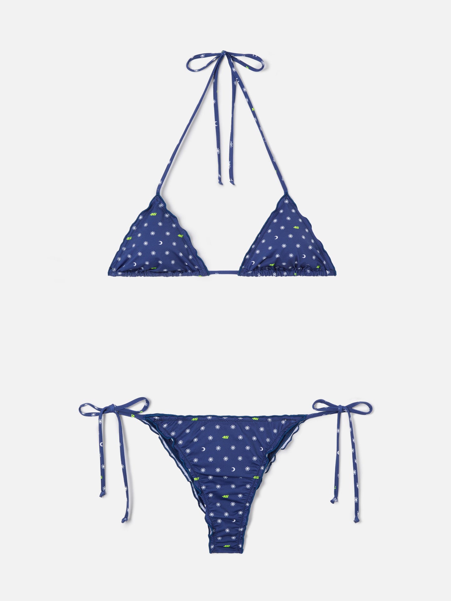 Bikini de triángulo Sagitami con estampado integral VR46 | VR46 SPECIAL EDITION 