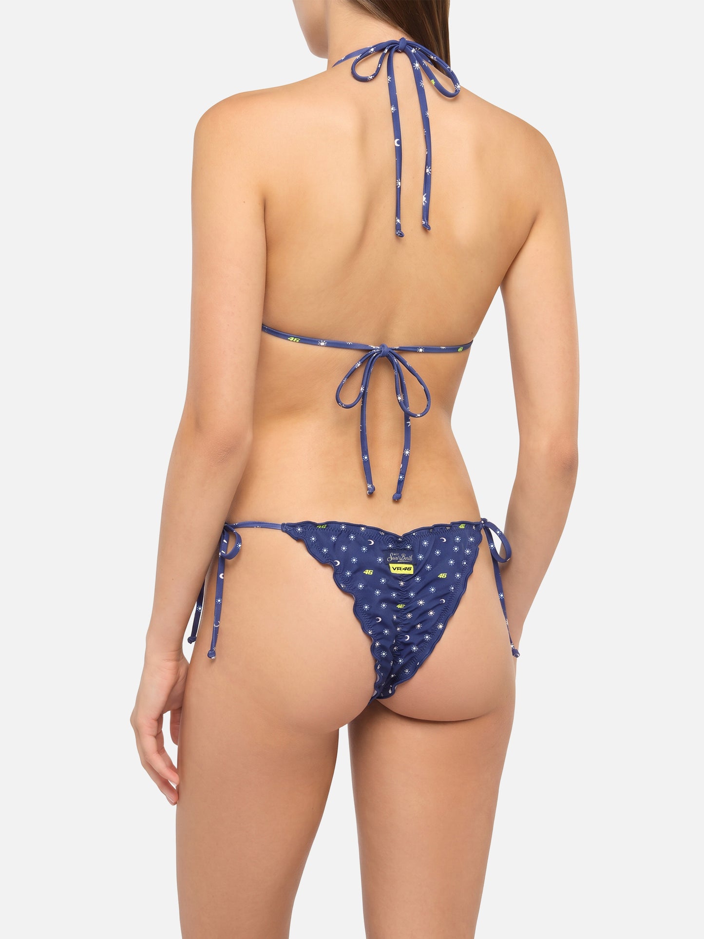 Bikini de triángulo Sagitami con estampado integral VR46 | VR46 SPECIAL EDITION 