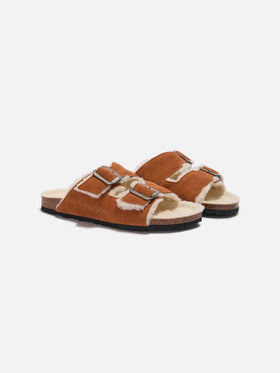 Women’s furry sandal