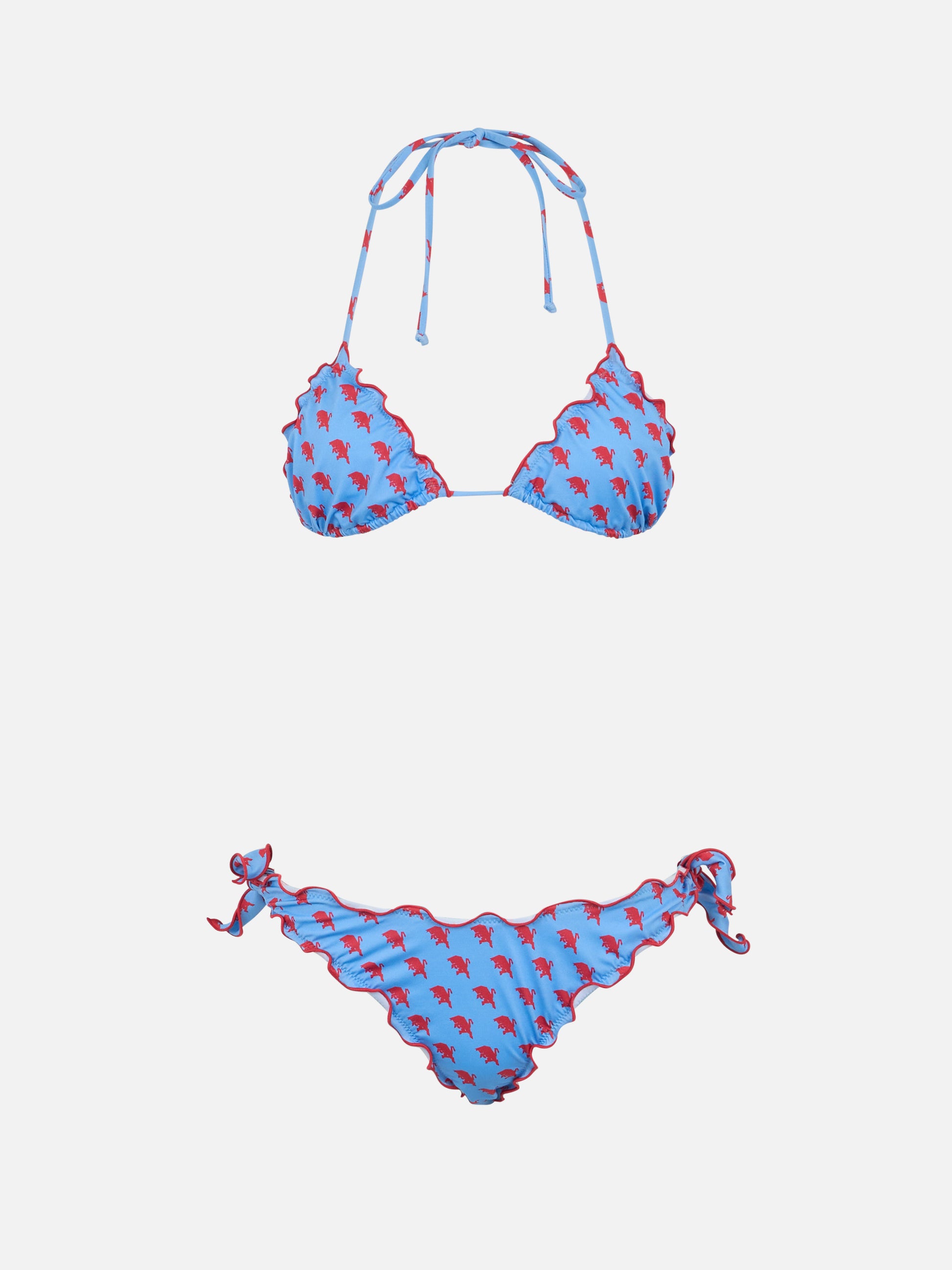 Woman Torino print triangle classic bikini Sarius | TORINO FC SPECIAL EDITION - MC2 Saint Barth