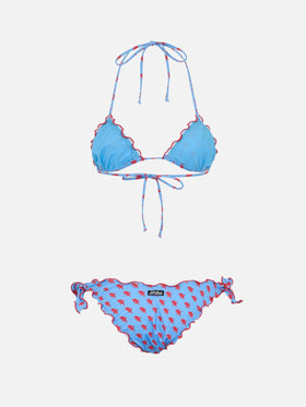 Woman Torino print triangle classic bikini Sarius | TORINO FC SPECIAL EDITION - MC2 Saint Barth