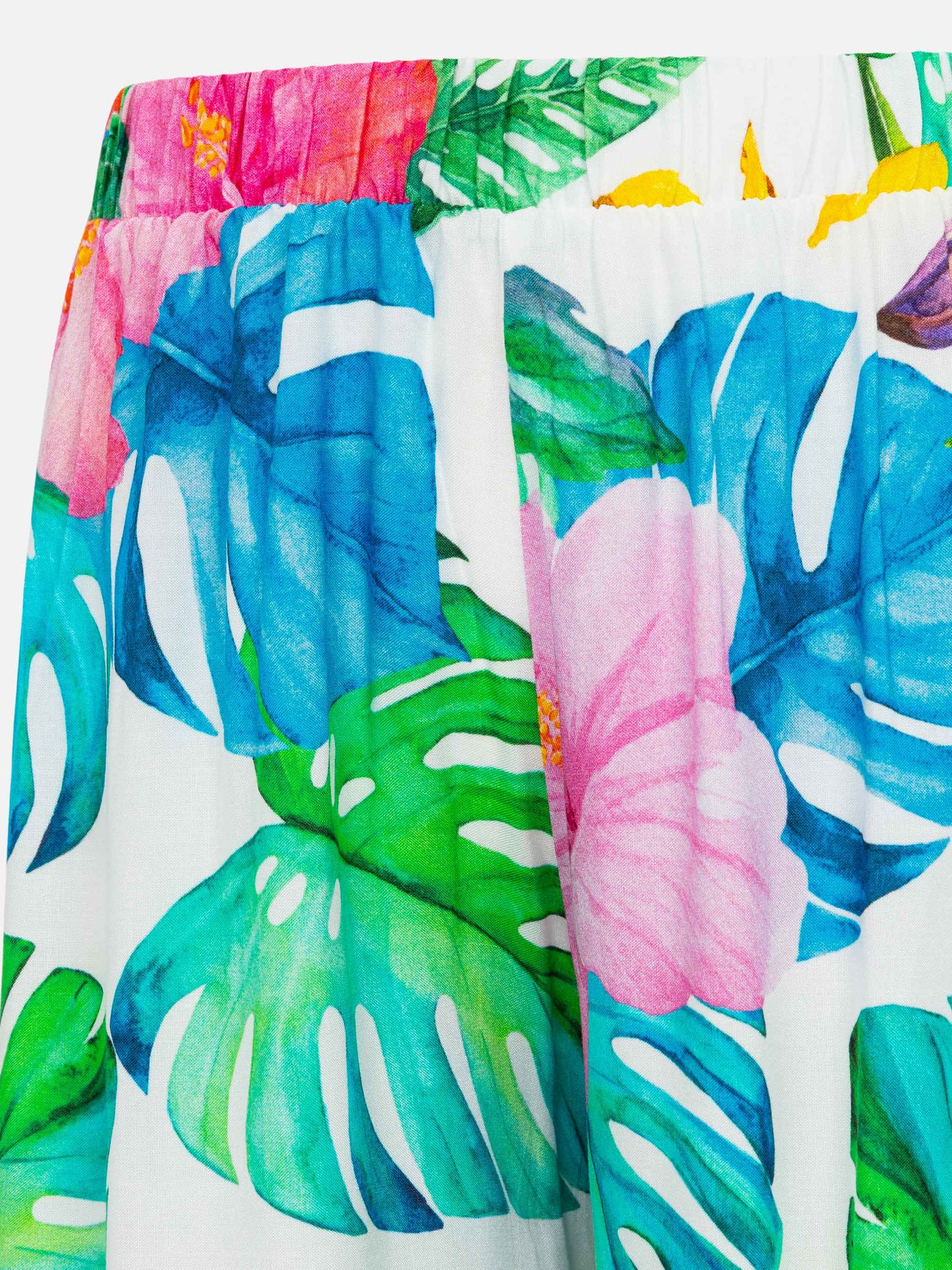 Palazzo pants Sasha with tropical print - MC2 Saint Barth