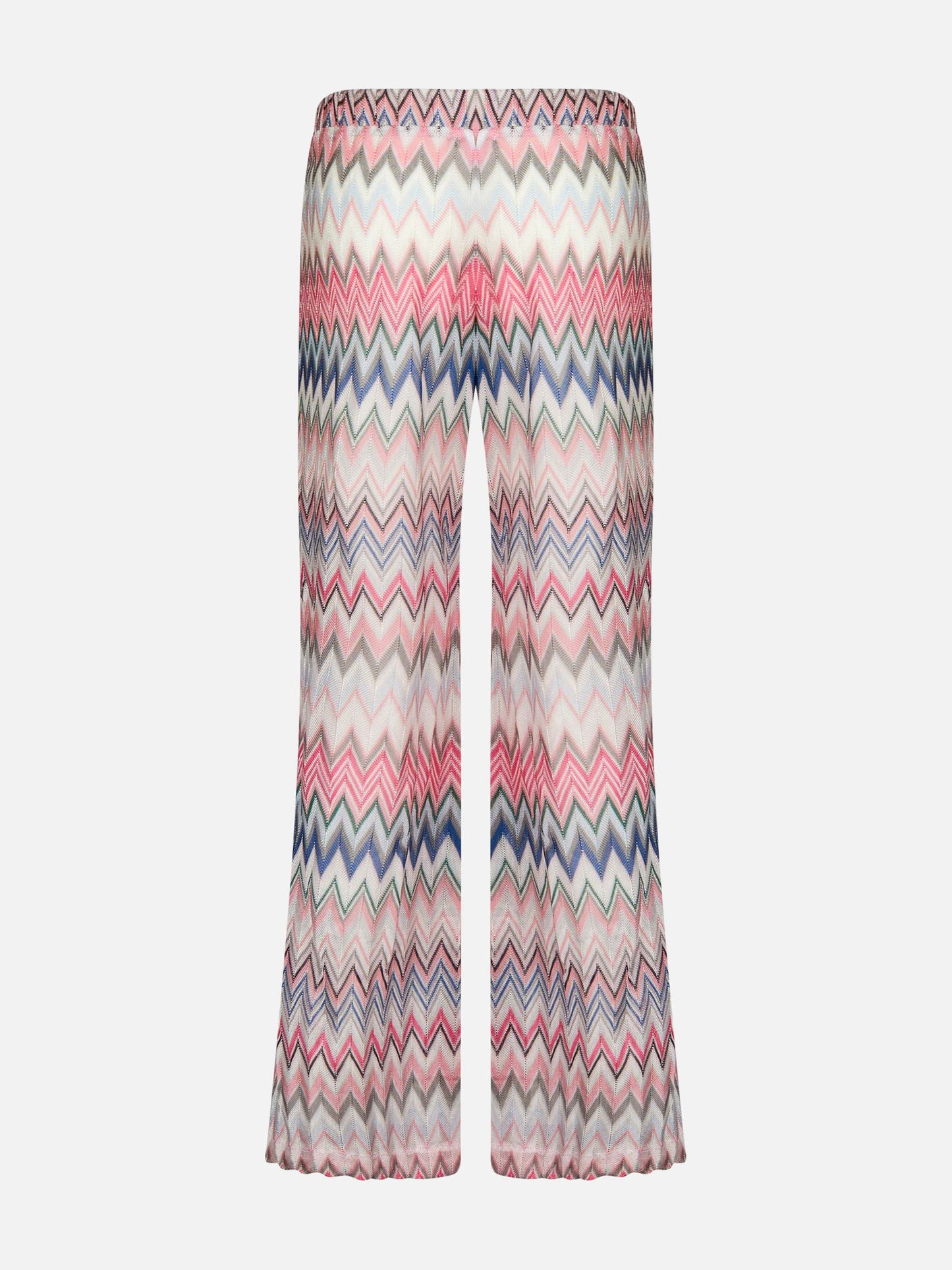 Multicolor pink knitted palazzo pants - MC2 Saint Barth