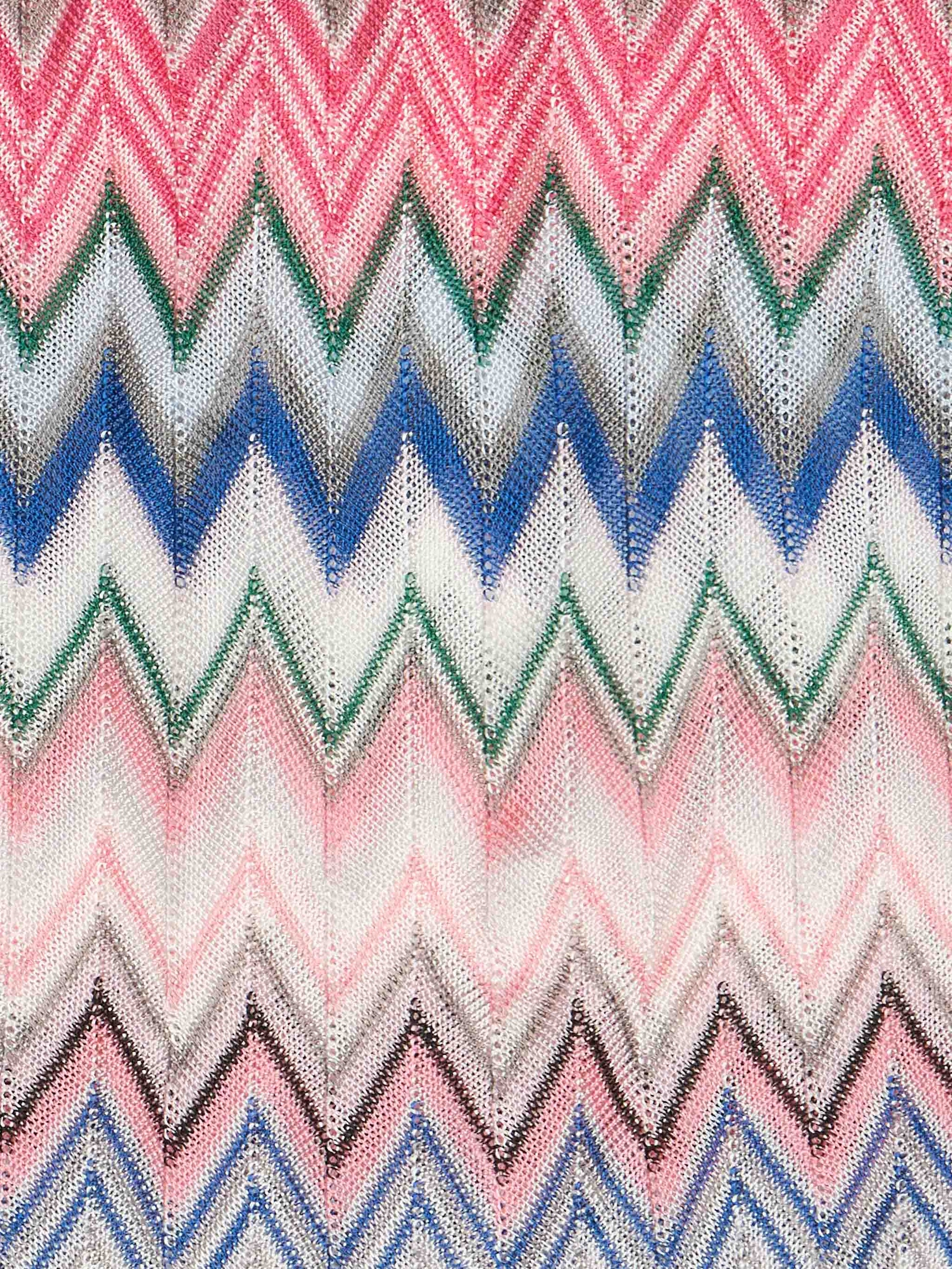 Multicolor pink knitted palazzo pants - MC2 Saint Barth