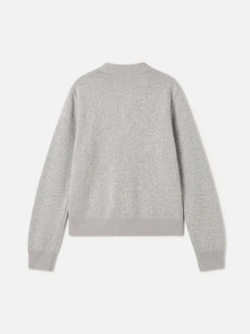 Cárdigan Sasi Jr con escote en V en mezcla de cashmere con jacquard de Tweety y Sylvester | WARNER BROS SPECIAL EDITION 