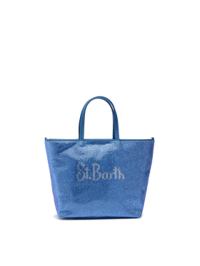 Strass Mini Bag with steel blue rhinestones - MC2 Saint Barth