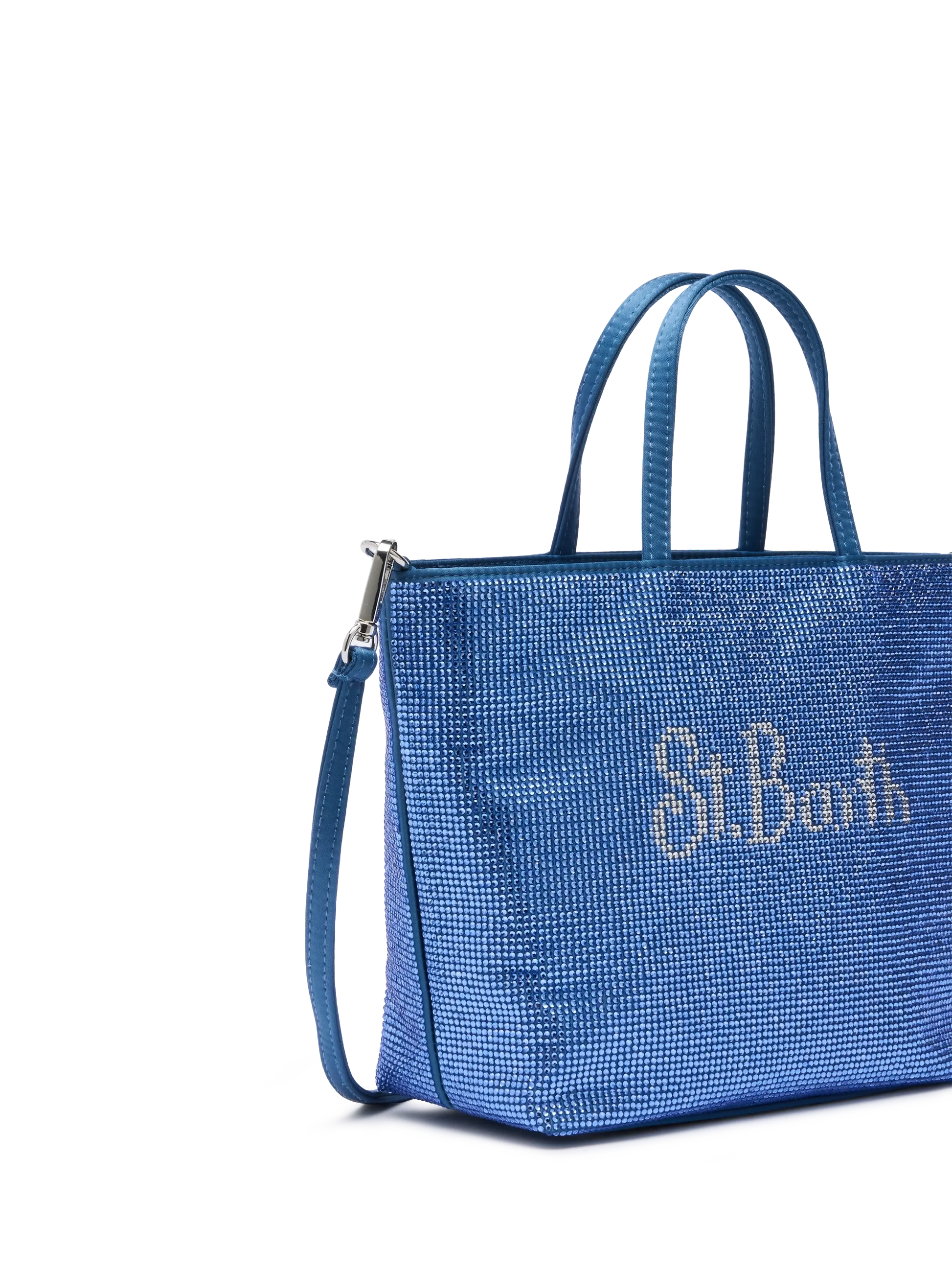 Strass Mini Bag with steel blue rhinestones - MC2 Saint Barth