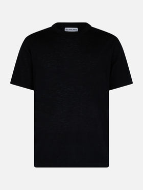 Man black cashmere blend t-shirt Scott - MC2 Saint Barth