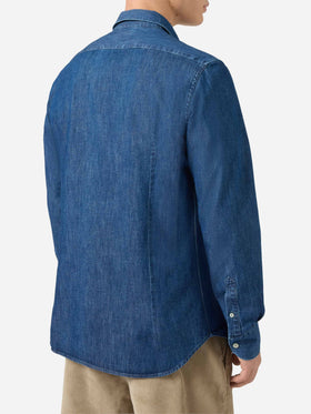 Seefeld denim shirt with classic collar