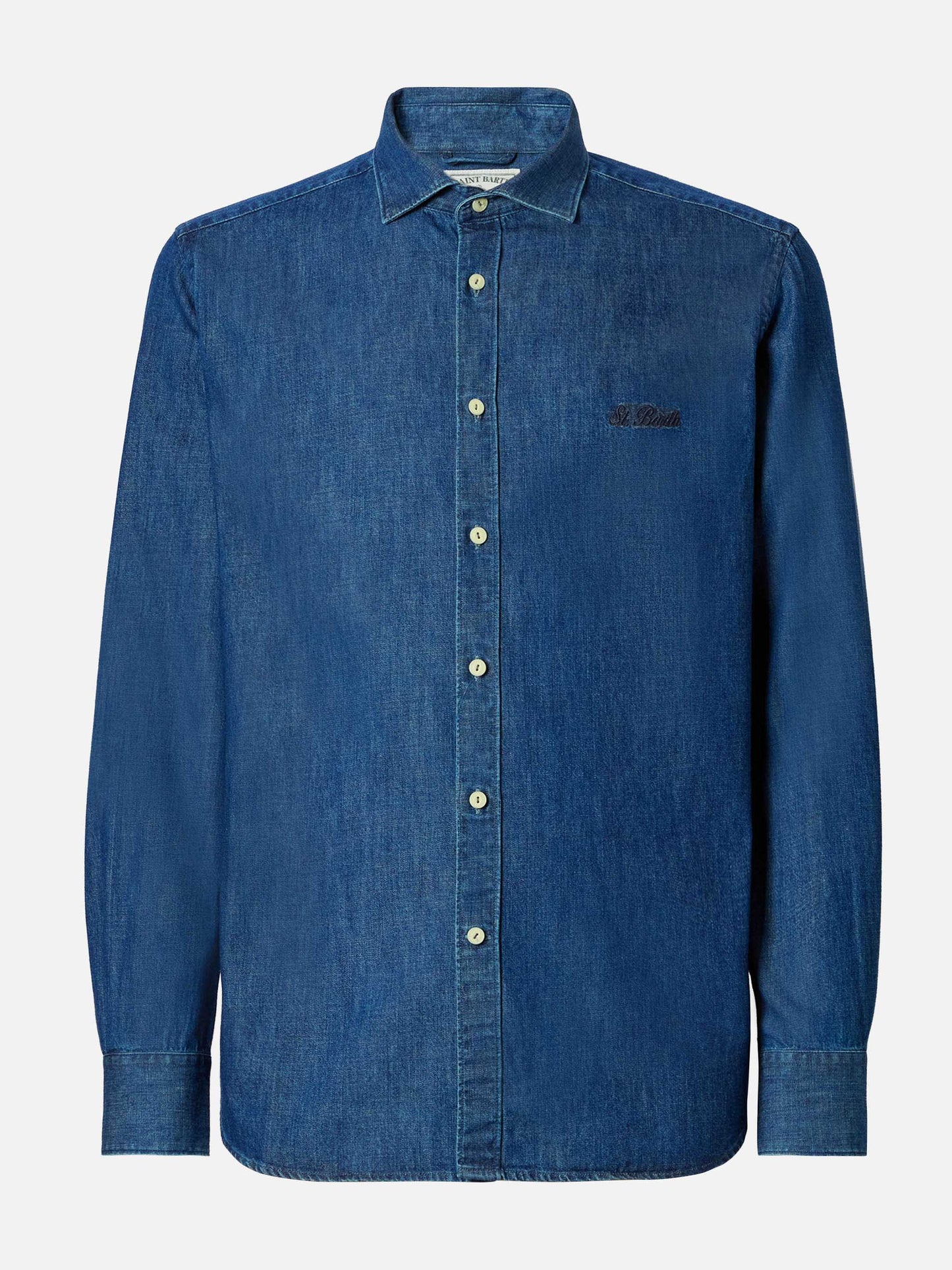 Seefeld denim shirt with classic collar