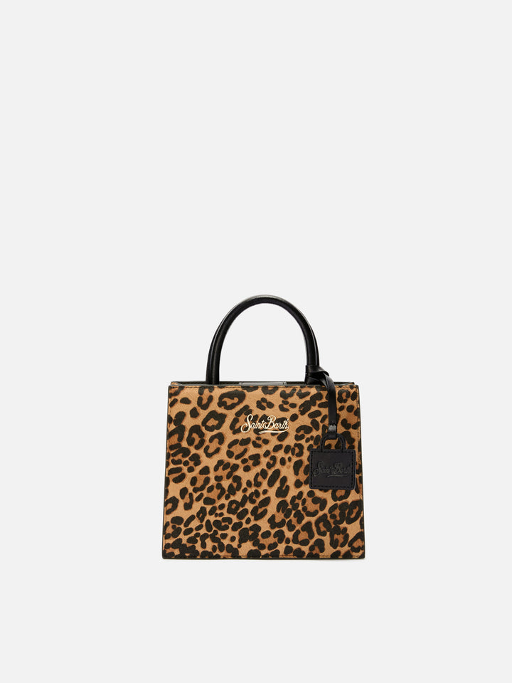 Shop Bag Mini in pony hair with animalier print