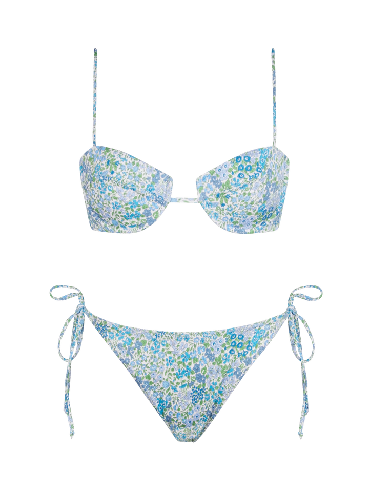Woman Joanna Luise underwired bralette bikini Salina Virgo | MADE WITH LIBERTY FABRIC - MC2 Saint Barth