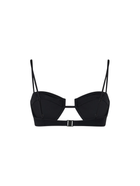 Black Salina underwired bralette top - MC2 Saint Barth