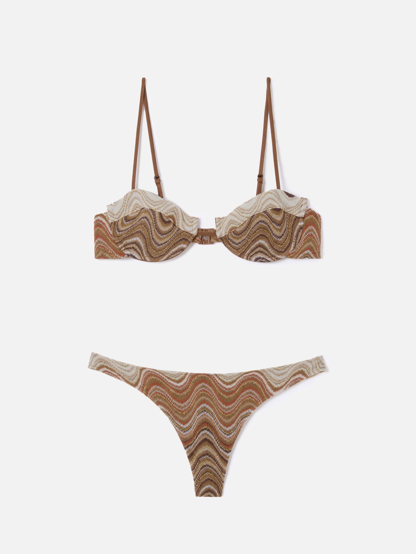 Salina Naomi brown degradé raschel bikini