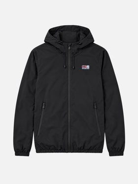 Veste noire Sloop en tissu technique stretch 