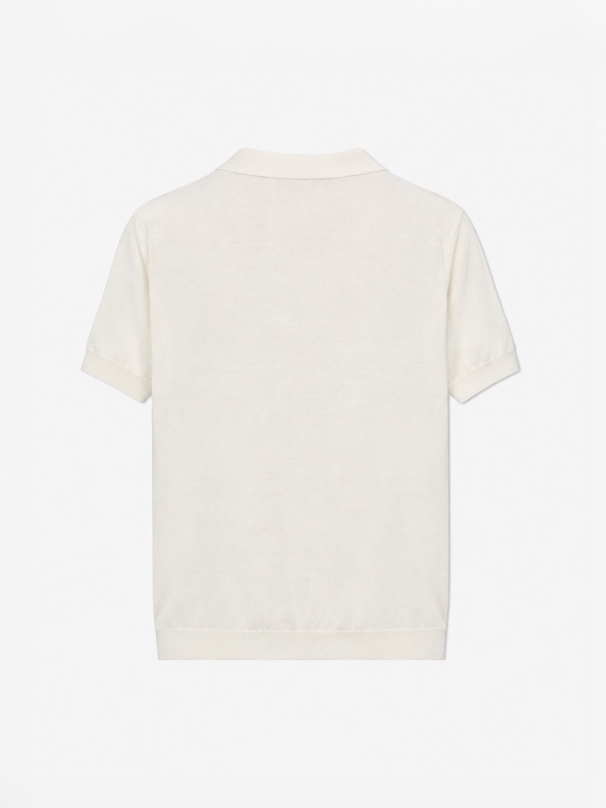 Polo de punto blanco Sloan Jr 