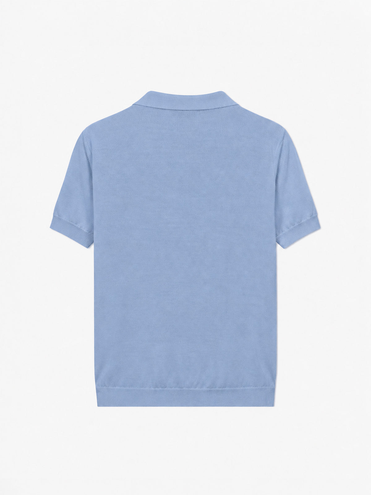 Polo de punto azul claro para niño Sloan Jr 