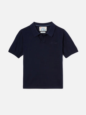 Polo blu navy Sloan Jr