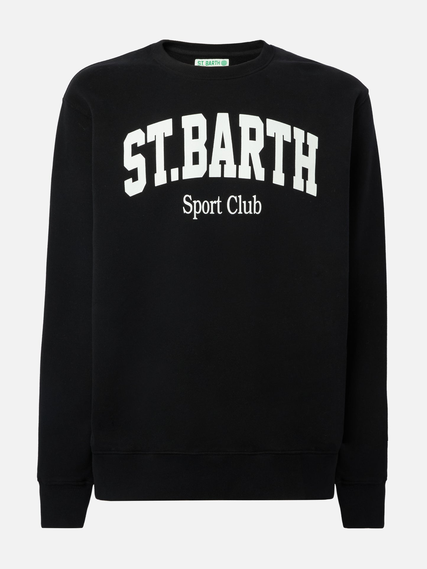 Soho Baumwoll-Sweatshirt in Schwarz mit St. Barth Sport Club-Aufdruck